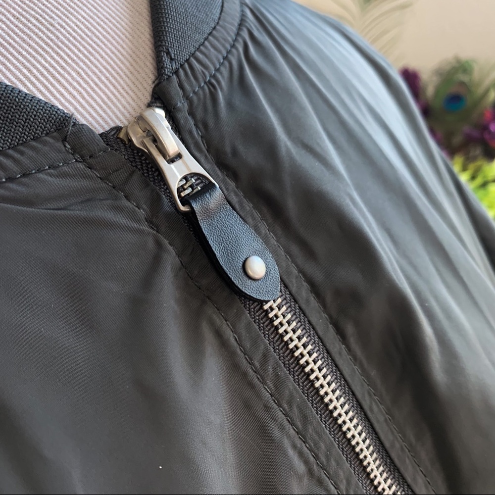 Men’s Goodfellow Matte Bomber Jacket In Gray - Picture 3 of 8